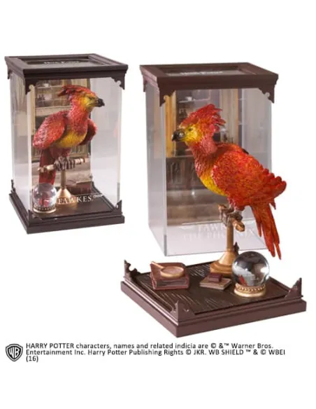 Figura the noble collection harry potter criaturas magicas fawkes fenix