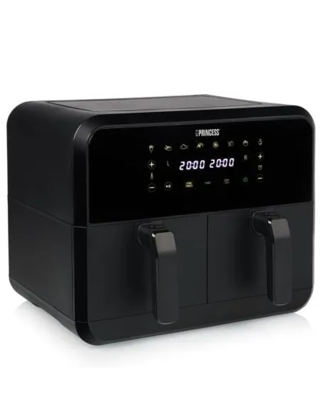 Freidora por Aire Airfryer / Sin Aceite Princess Double Basket Airfryer 182068/ 2400W/ Capacidad 8L