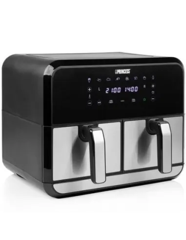Freidora por Aire Airfryer / Sin Aceite Princess Double Basket Airfryer 182074/ 2400W/ Capacidad 8L