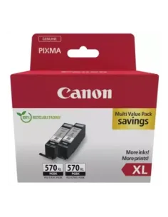 Pack cartucho tinta canon pgi - 570xl negro 2 uds