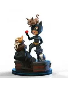 Figura quantum mechanix dc comics catwoman 13 cm q - fig elite