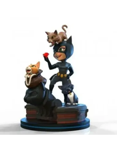 Figura quantum mechanix dc comics catwoman 13 cm q - fig elite