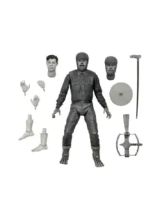 Figura neca universal monster scale action ultimate wolf (b&w)