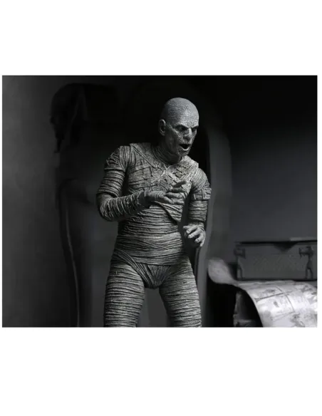 Figura neca ultimate mummy (black &white) 18 cm universal monsters scale action figure