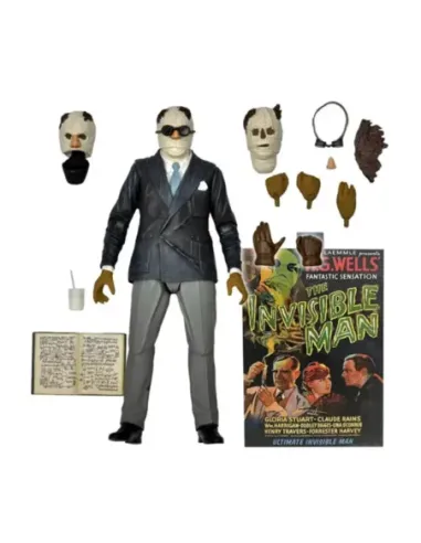 Figura neca universal monster scale action ultimate invisible man
