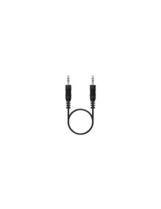 Cable Estéreo Nanocable 10.24.0120/ Jack 3.5 Macho - Jack 3.5 Macho/ 20m/ Negro
