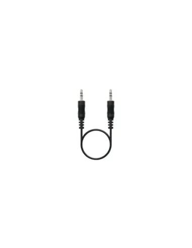 Cable Estéreo Nanocable 10.24.0120/ Jack 3.5 Macho - Jack 3.5 Macho/ 20m/ Negro