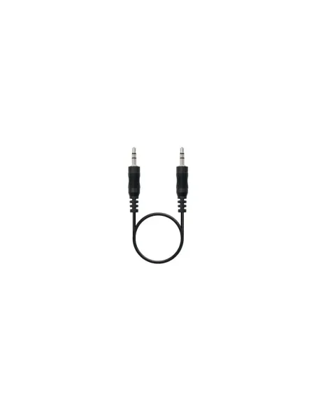 Cable Estéreo Nanocable 10.24.0120/ Jack 3.5 Macho - Jack 3.5 Macho/ 20m/ Negro