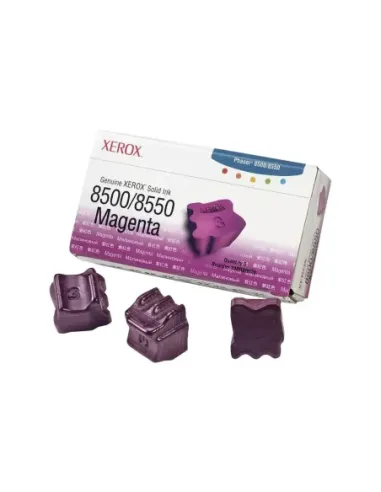 Tinta solida xerox tektronix phaser 8500 - 8550 magenta 3 unidades