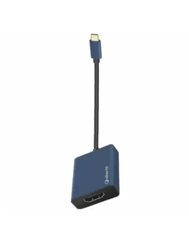 Adaptador logan silver ht usb tipo c a hdmi 4k azul marino