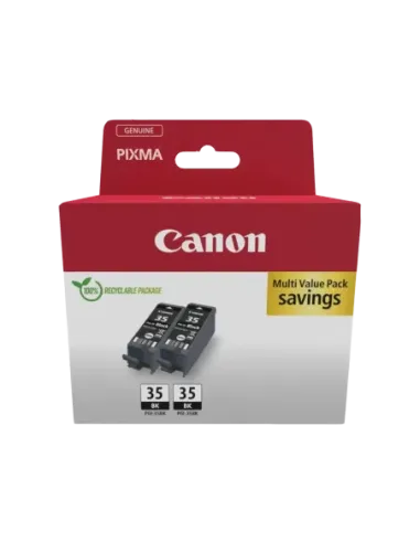 Cartucho tinta canon pgi - 35 twin pack