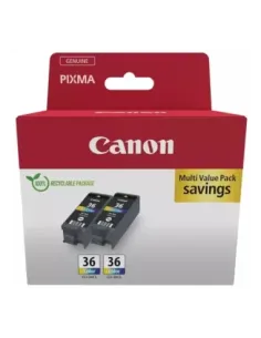 Multipack canon cli - 36 c - m - y 2 unidades