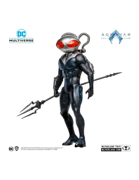 Figura mcfarlane toys dc aquaman 2 movie 12in -  black manta