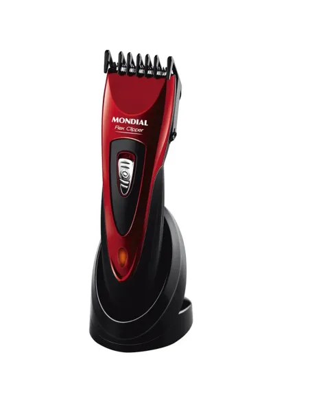 Cortapelos mondial cr - 04 6 accesorios -  2 guias -  recargable -  60 minutos