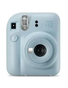 Camara fujifilm mini instax 12 flash -  autoexposicion -  azul pastel