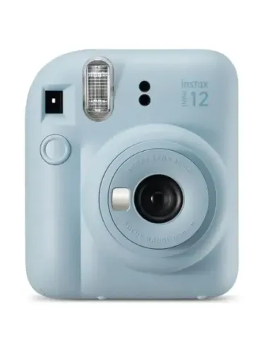 Camara fujifilm mini instax 12 flash -  autoexposicion -  azul pastel
