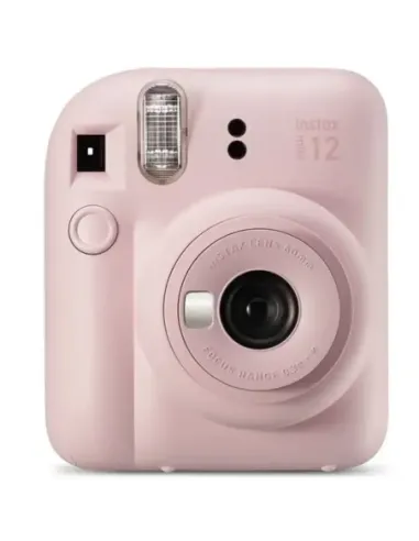 Camara fujifilm mini instax 12 flash -  autoexposicion -  rosa pastel