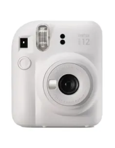 Camara fujifilm mini instax 12 flash -  autoexposicion -  blanco arcilla