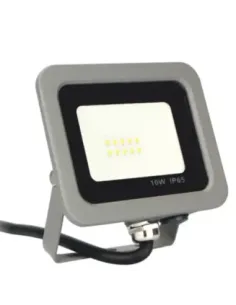 Foco led ips 65 10w 5700k luz fría 800lm gris