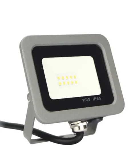 Foco led ips 65 10w 5700k luz fría 800lm gris