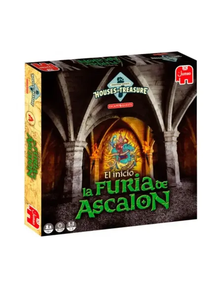 Juego de mesa escape quest el inicio -  la furia de ascalon pegi 16
