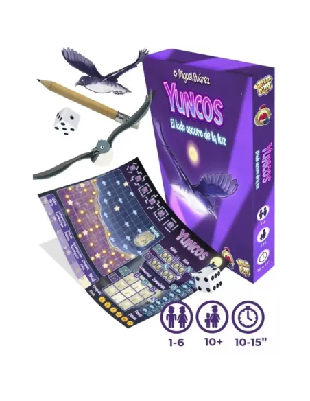 Juego de mesa yuncos el lado oscuro de la luz pegi 10