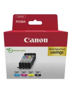 Multipack tinta canon cli - 581 bk - c - m - y