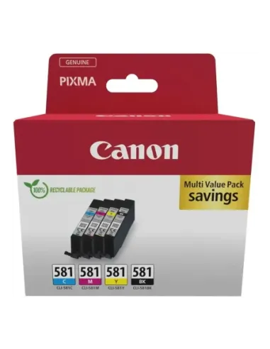 Multipack tinta canon cli - 581 bk - c - m - y