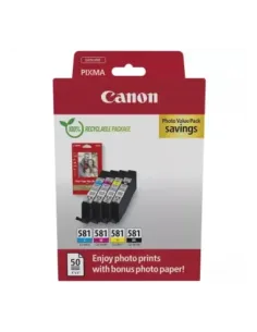 Multipack canon cli 581 bk - c - m - y