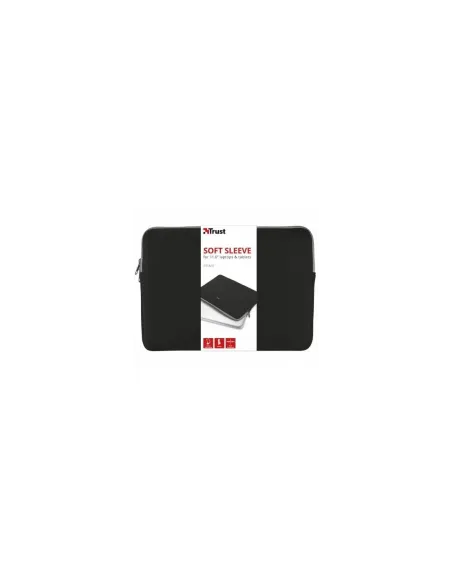 Funda Trust Primo Soft Sleeve para Portátiles/ Tablets hasta 11.6"/ Negra