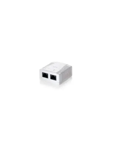 Roseta de superficie equip cat6 utp 2 puertos hembras rj45