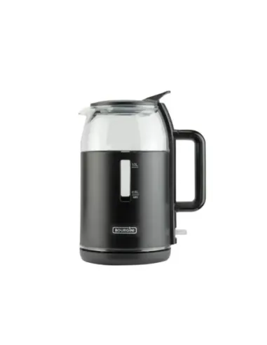 Hervidor bourgini 2000w 1.5l cristal y plastico