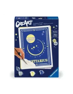 Kit para pintar con números ravensburger creart serie trend d zodiac: sagitario