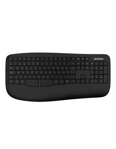 Phoenix k201 teclado ergonómico inalámbrico 2.4ghz