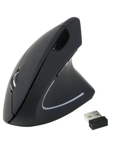 Mouse raton ergonomico equip optico - wireless inalambrico - 1600dpi
