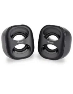 Altavoces 2.0 equip life mini 6w rms color negro jack 3.5 pulgadas alimetancion usb