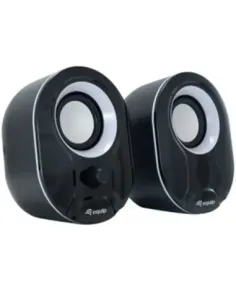 Altavoces equip life 2.0 245333 negro y blanco