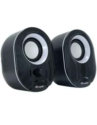 Altavoces equip life 2.0 245333 negro y blanco
