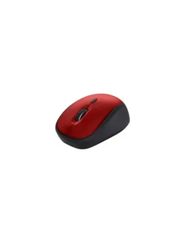 Ratón Mini Inalámbrico Trust Yvi+ Silent/ Hasta 1600 DPI/ Rojo