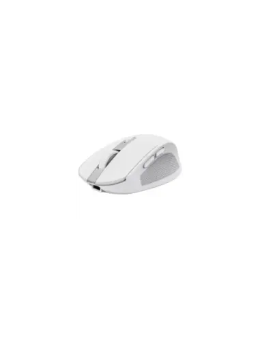 Ratón Inalámbrico por Bluetooth Trust Ozaa Compact Wireless/ Batería recargable/ Hasta 3200 DPI/ Blanco