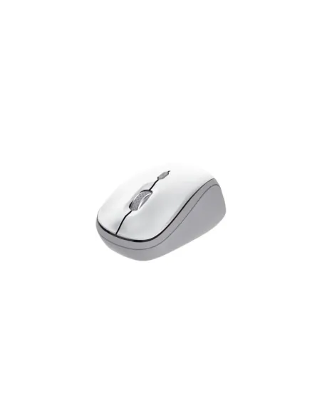 Ratón Mini Inalámbrico Trust Yvi+ Multidispositivo/ Hasta 1600 DPI/ Blanco