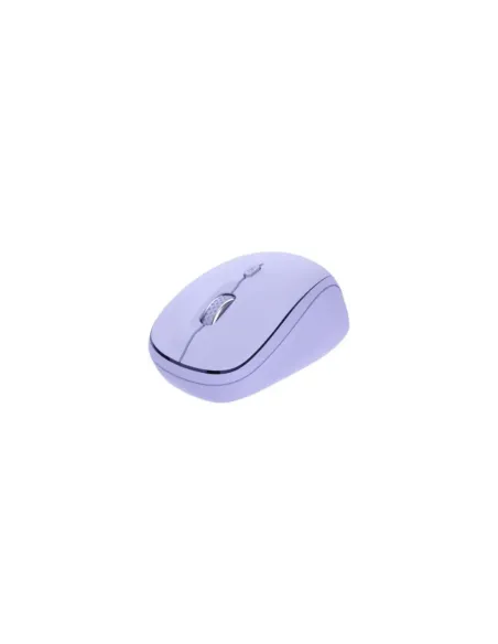 Ratón Mini Inalámbrico Trust Yvi+ Multidispositivo/ Hasta 1600 DPI/ Purpura