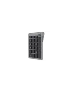 Teclado Numérico Inalámbrico Trust Xalas Wireless/ Plata