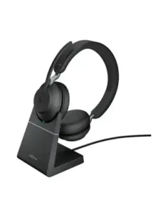Auriculares jabra evolve2 65 ms stereo inalambrico negro
