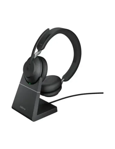 Auriculares jabra evolve2 65 ms stereo inalambrico negro