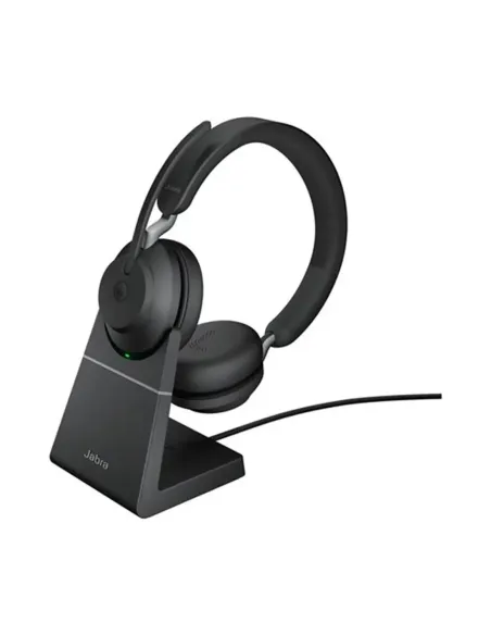 Auriculares jabra evolve2 65 ms stereo inalambrico negro