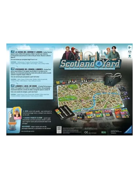 Juego de mesa ravensburger scotland yard refresh 40º