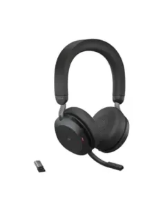 Auriculares jabra evolve2 75 ms stereo inalambrico negro