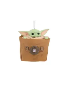 Figura decorativa grogu en bolsa resina 7 cm