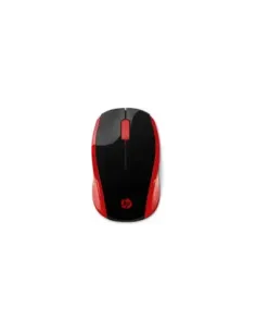HP Ratón inalámbrico 200 (Rojo imperial)